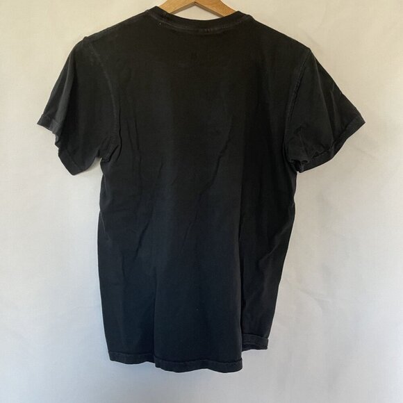 Vintage MuKappa women's size small Black Cotton T-Shirt lightweight summer top - Picture 5 of 5